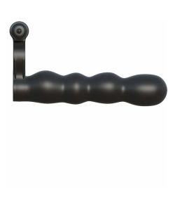 Fantasy C-Ringz Posable Partner Double Penetrator Vibrating Cockring Black