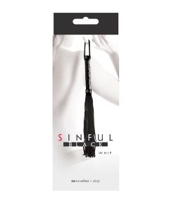 Sinful Vinyl Whip Black