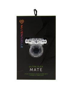 Nu Sensuelle Mate Ultra Flex Couple'S Ring Clear