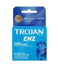 Trojan-Enz Lubricated Condoms 3-Pack