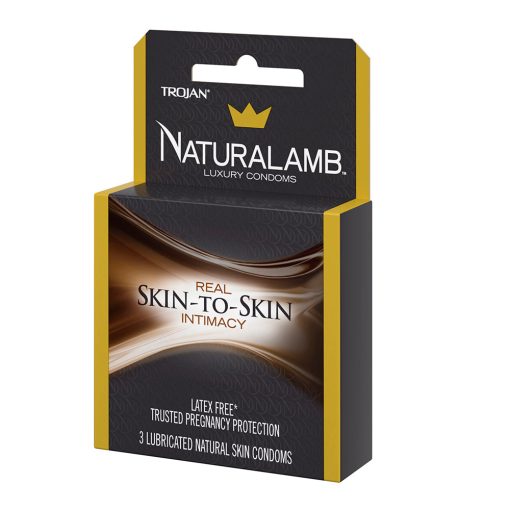 Naturalamb Lubricated Condoms 3-Pack - Image 2