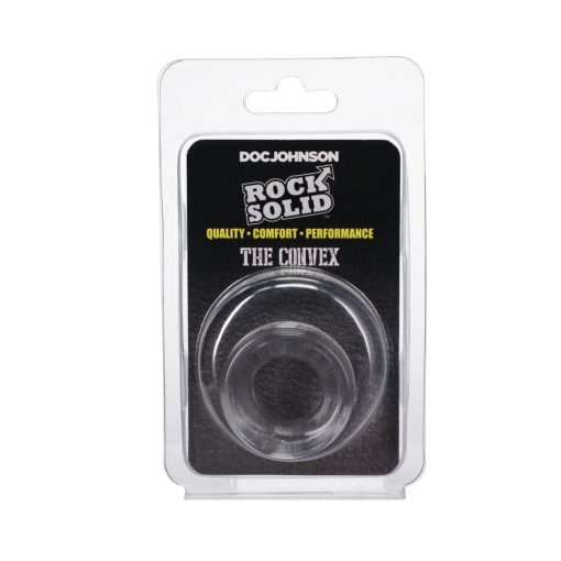 Rock Solid Convex Clear C Ring In A Clamshell