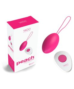Vedo Peach Rechargeable Egg Vibe - Foxy Pink