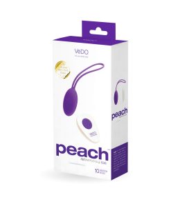 Vedo Peach Rechargeable Egg Vibe - Into You Indigo