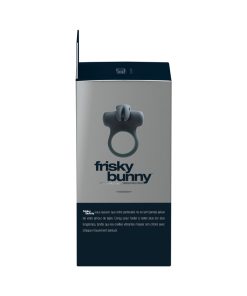 Vedo Frisky Bunny Rechargeable Vibrating Ring - Black Pearl