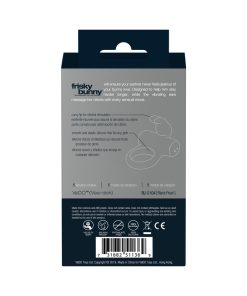 Vedo Frisky Bunny Rechargeable Vibrating Ring - Black Pearl