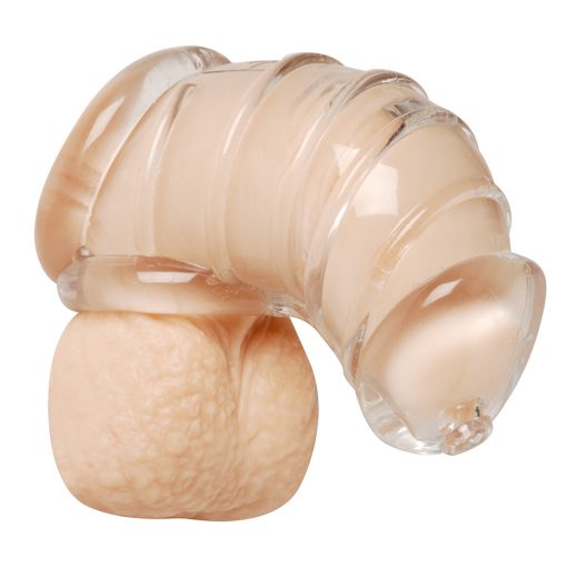 Master Series Detained Soft Body Chastity Cage Clear - Image 3