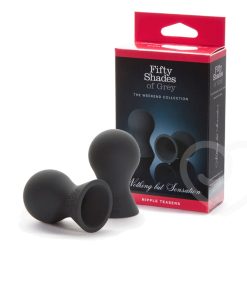 Fifty Shades Of Grey Weekend Collection Nothing But Sensation Silicone Nipple Teasers Black