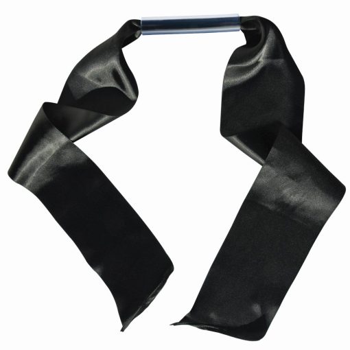 Sportsheets Sex & Mischief Silky Bit Gag Black - Image 2