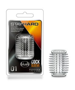 Stay Hard Cock Sleeve 01 Penis Enhancer Clear