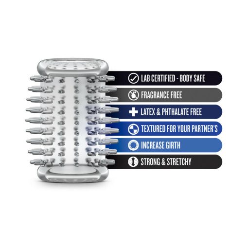 Stay Hard Cock Sleeve 01 Penis Enhancer Clear - Image 4