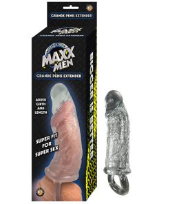 Maxx Men Grande Penis Sleeve Clear