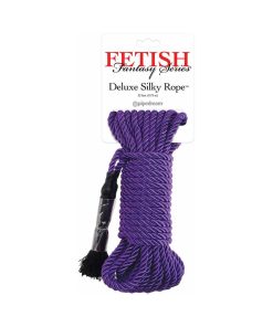 Fetish Fantasy Series Deluxe Silk Rope 9.75 M / 32 Ft. Purple