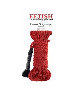 Fetish Fantasy Series Deluxe Silk Rope 9.75 M / 32 Ft. Red