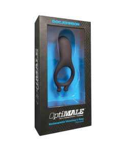 Optimale - Rechargeable Vibrating C-Ring Black