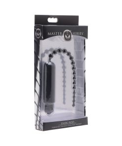 Master Series Dark Rod Vibrating Beaded Silicone Sound