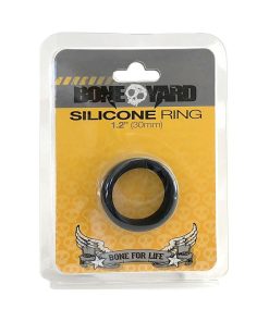 Boneyard Silicone Ring 30Mm Black