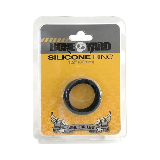 Boneyard Silicone Ring 30Mm Black