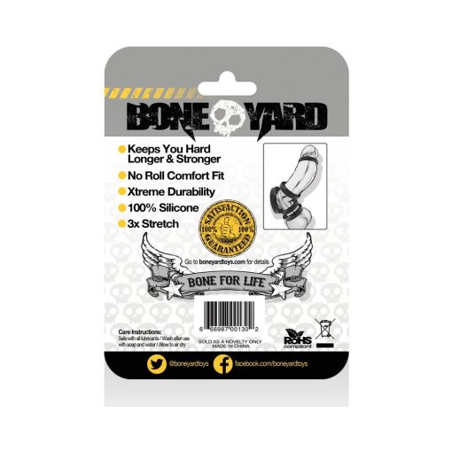 Boneyard Silicone Ring 30Mm Black - Image 2