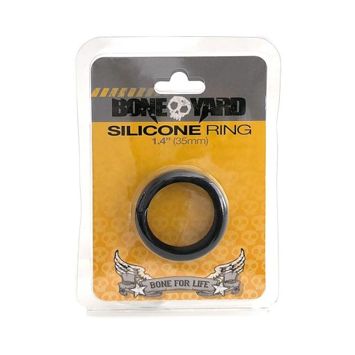 Boneyard Silicone Ring 35Mm Black