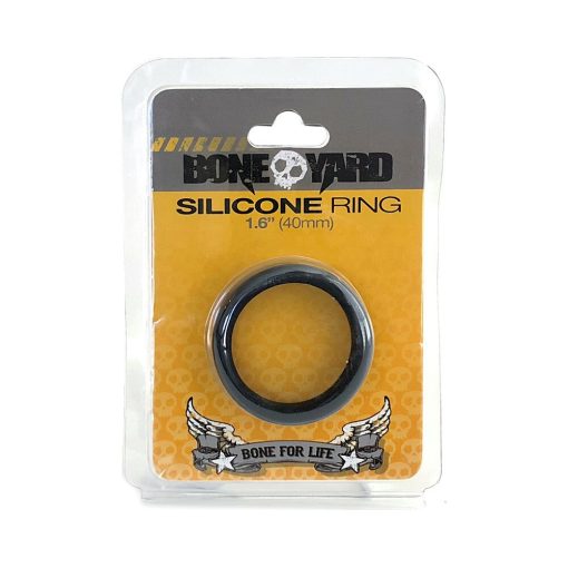 Boneyard Silicone Ring 40Mm Black