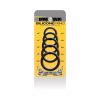 Boneyard Silicone Ring 5 Pcs Kit Black