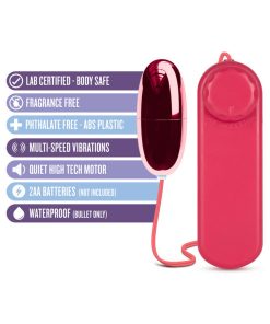 B Yours Power Bullet Remote-Controlled Egg Vibrator Cerise