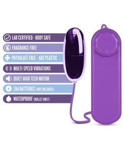 B Yours Power Bullet Remote-Controlled Egg Vibrator Purple