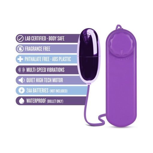 B Yours Power Bullet Remote-Controlled Egg Vibrator Purple - Image 4