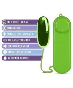 B Yours Power Bullet Remote-Controlled Egg Vibrator Lime