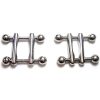 Rouge Ball End Nipple Clamps