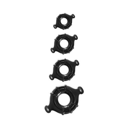 Renegade Vitality Rings 4-Pack Black - Image 2