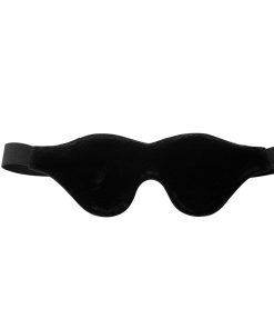 Strict Black Fleece Lined Blindfold