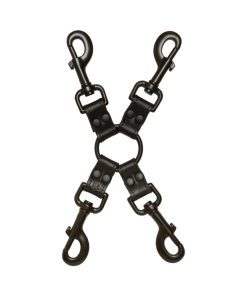 Kink Leather Submissive Accessories All Access Clips Black