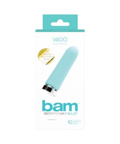Vedo Bam Rechargeable Bullet - Tease Me Turquoise