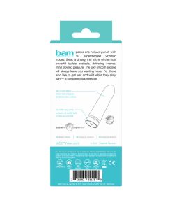 Vedo Bam Rechargeable Bullet - Tease Me Turquoise