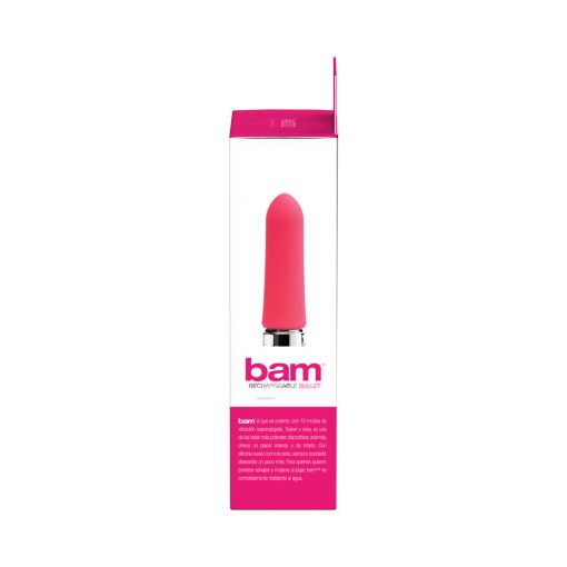 Vedo Bam Rechargeable Bullet - Foxy Pink - Image 6