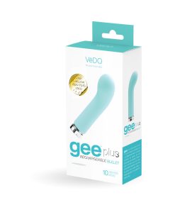Vedo Geeplus Rechargeable Vibe - Tease Me Turquoise