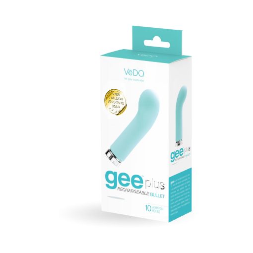 Vedo Geeplus Rechargeable Vibe - Tease Me Turquoise