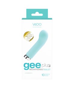 Vedo Geeplus Rechargeable Vibe - Tease Me Turquoise
