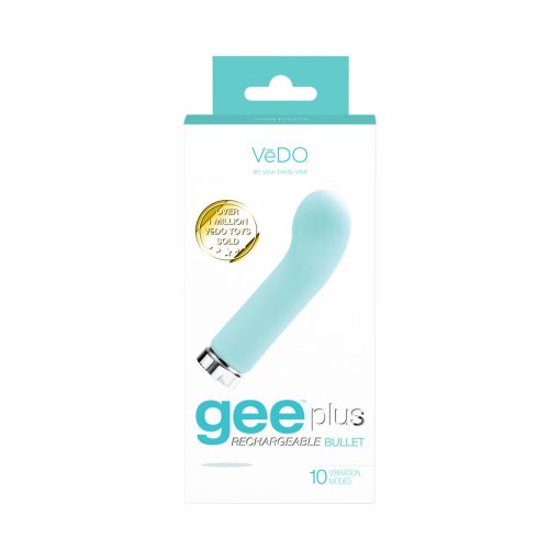 Vedo Geeplus Rechargeable Vibe - Tease Me Turquoise - Image 5