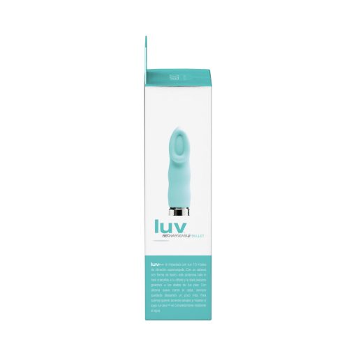 Vedo Luvplus Rechargeable Vibe - Tease Me Turquoise - Image 6