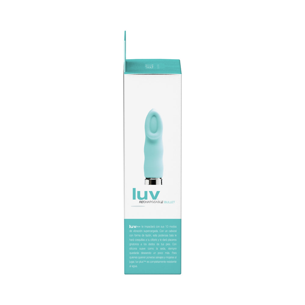 Vedo Luvplus Rechargeable Vibe - Tease Me Turquoise 6 Vedo Luvplus Rechargeable Vibe - Tease Me Turquoise - Image 6