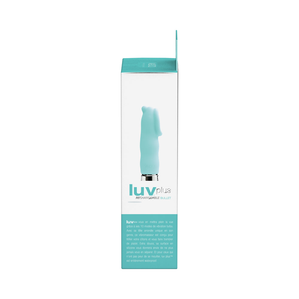 Vedo Luvplus Rechargeable Vibe - Tease Me Turquoise 7 Vedo Luvplus Rechargeable Vibe - Tease Me Turquoise - Image 7