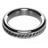 M2M Chrome C-Ring W/Chain Design 1.75In