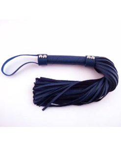 Rouge H-Style Leather Flogger Blue
