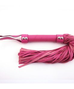 Rouge H-Style Leather Flogger Pink