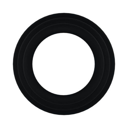 Rock Solid Black Gasket Silicone 3Pc Set (.75In,1In,1.25In) - Image 4