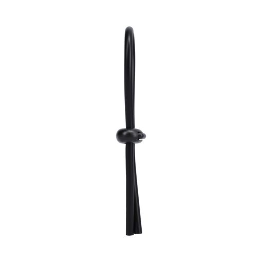Rock Solid Black Silicone Double Lock Adjustable  Lasso/Bolo - Image 4