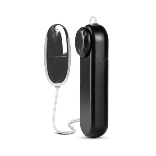 B Yours Silver Power Bullet Remote-Controlled Egg Vibrator Black - Image 3